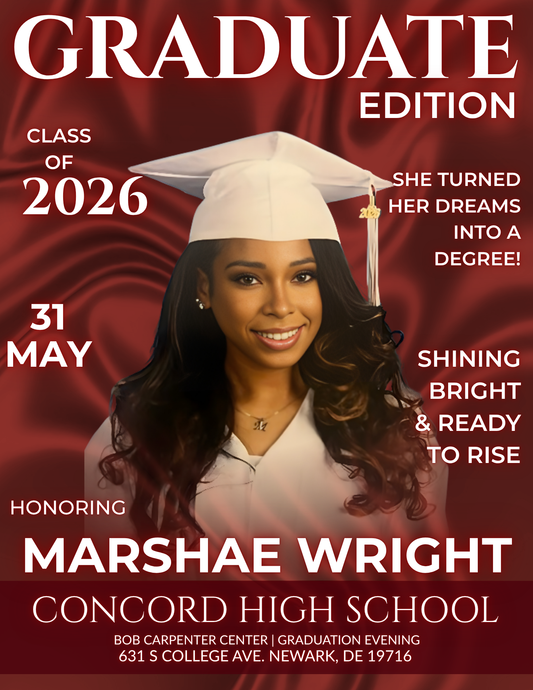 Graduation Booklet Mockup – Class of 2026