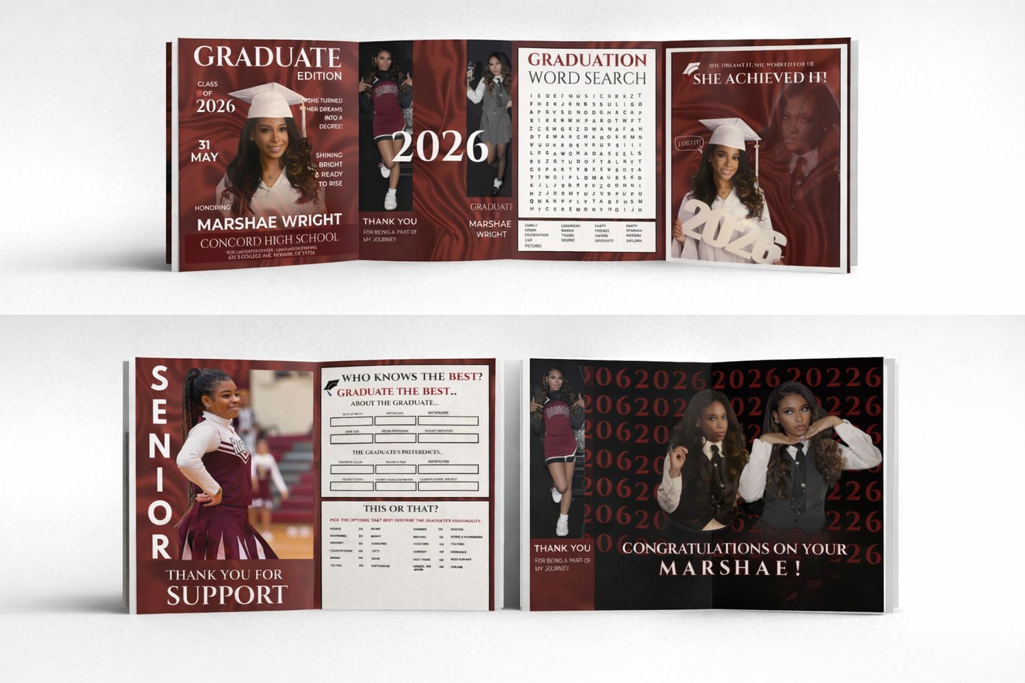 Graduation Booklet Mockup – Class of 2026