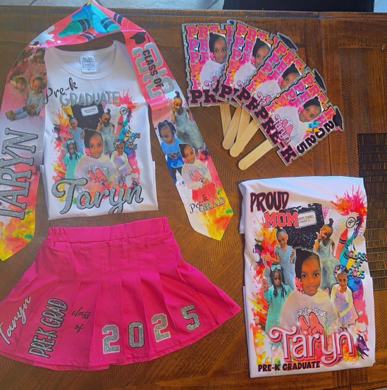 Custom Graduation Fans – 6.5” x 8.5”