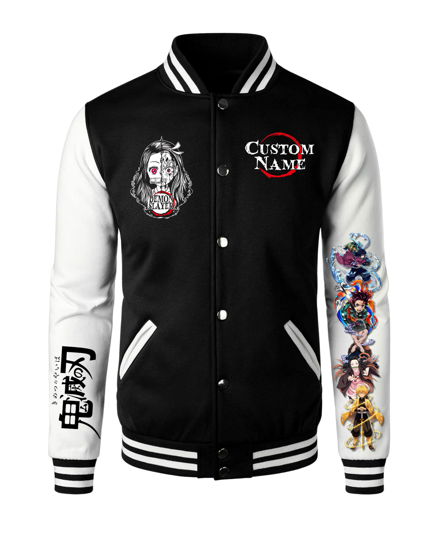 Demon Slayer Bomber Jacket – Bold Anime Energy Meets Streetwear Heat